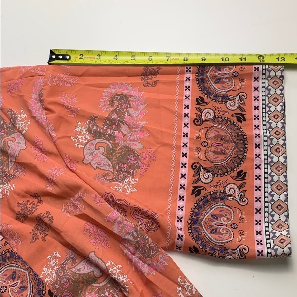 Bloomchic NWT Duster / Beach Cover Up, Coral - Picture 11 of 12